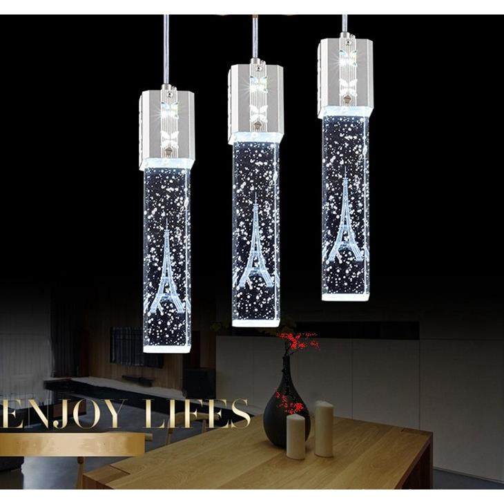 高档轻奢餐厅吊灯现代简约创意水晶灯大气三头餐桌饭厅家用吧台灯