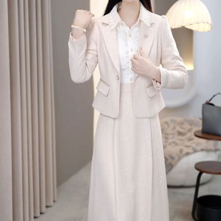 小香风套装连衣裙2025新款女秋冬十三行爆款轻奢高级感减龄两件套