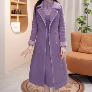 加厚风衣外套连衣裙套装女秋冬2025新款十三行高级感巨好看两件套