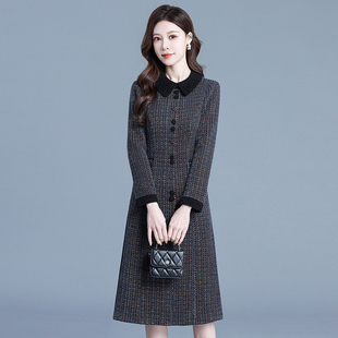 连衣裙2026新款女春秋十三行今年流行爆款妈妈高档长袖轻奢高级感