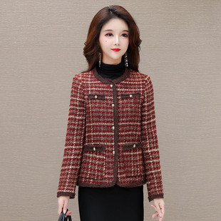 小香风外套女春秋2026新款时尚高端今年流行爆款小个子妈妈上衣