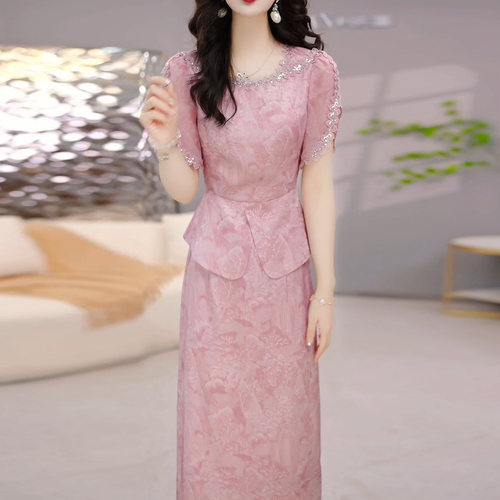 连衣裙2025新款女夏季十三行今年流行爆款气质名媛高级感两件套装