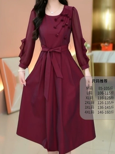 喜婆婆婚宴装连衣裙2025新款女春夏广州十三行爆款高端精致妈礼服