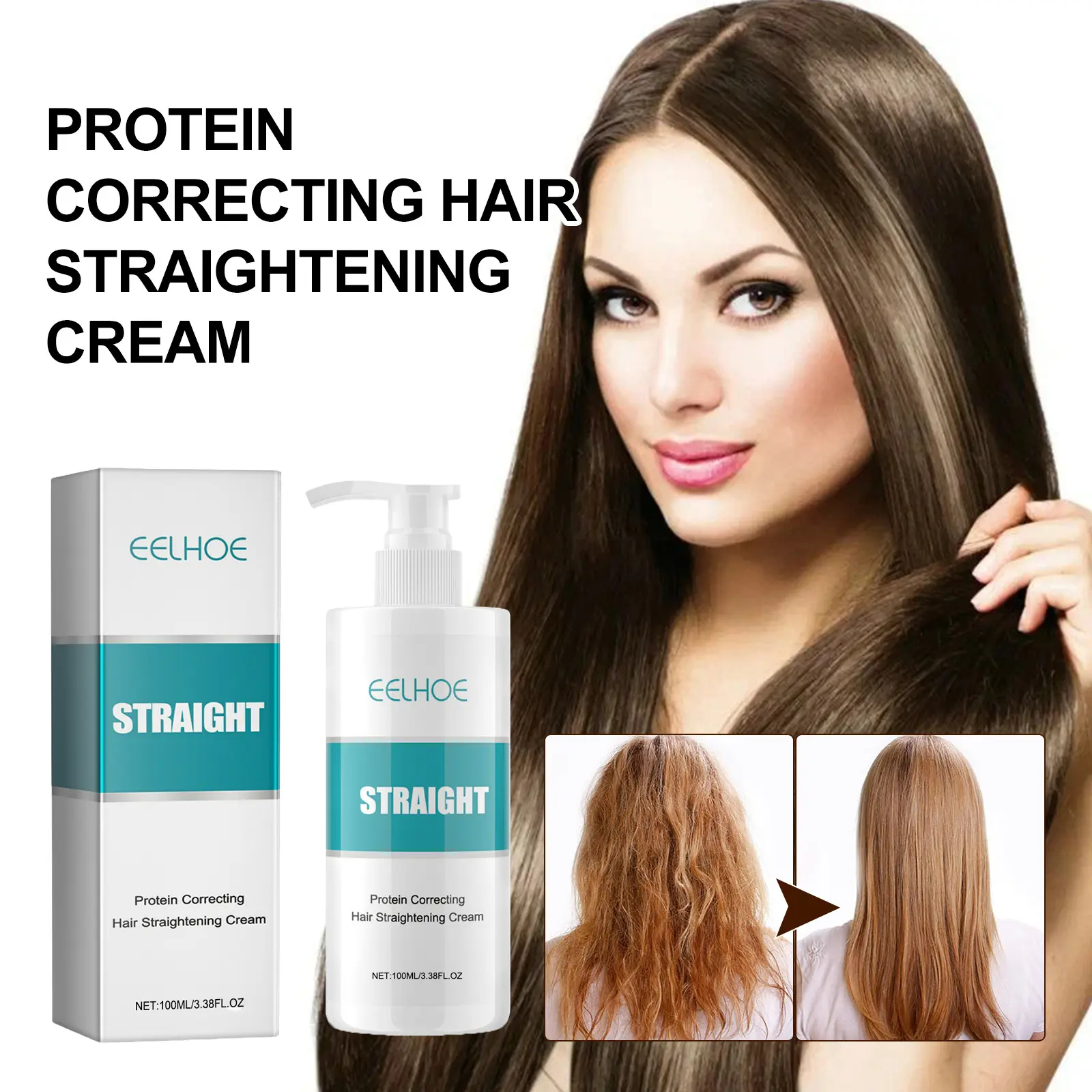 Protein Correcting Cream Smoothing Frizz Repairing Damaged H