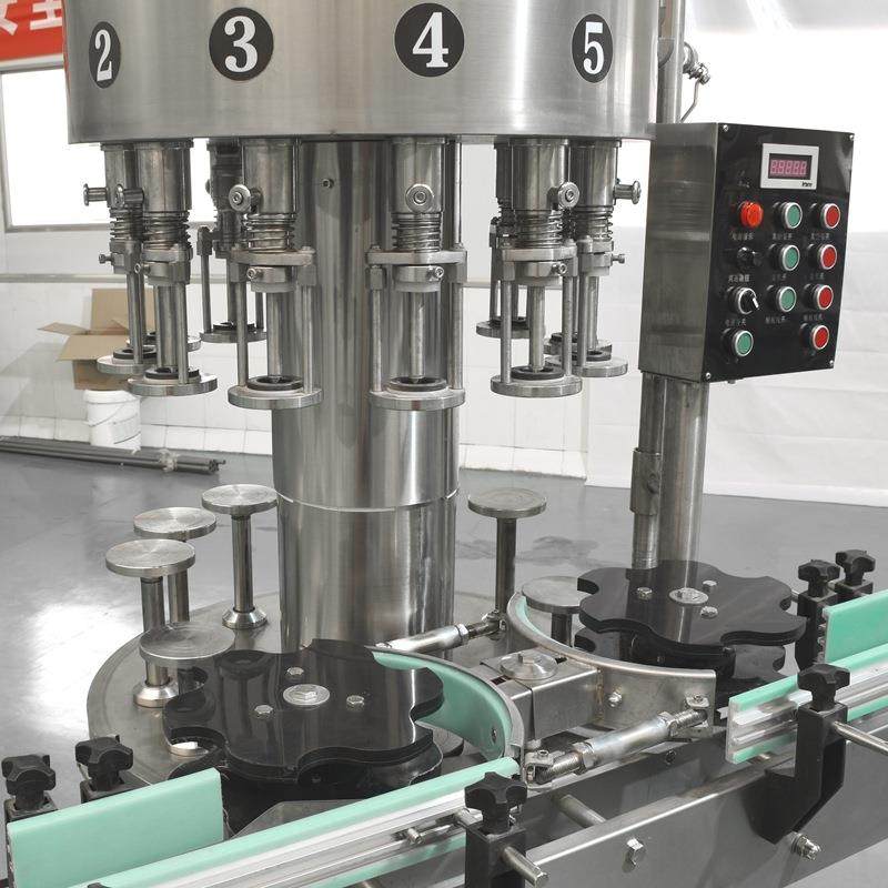 负压灌装机 装果汁饮料酒旋转圆盘式灌机 2头1葡萄果酒灌装机