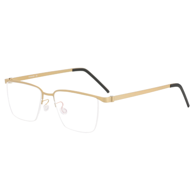 【林德同款】复古近视半框眼镜男