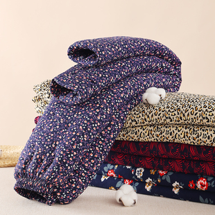 直筒高腰奶奶保暖裤 成人妈妈加厚保暖修身 子 女冬季 纯手工棉花棉裤