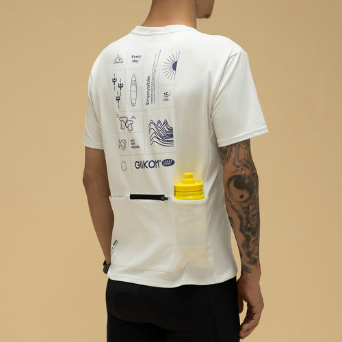 GIIKOM拉链3口袋骑行服