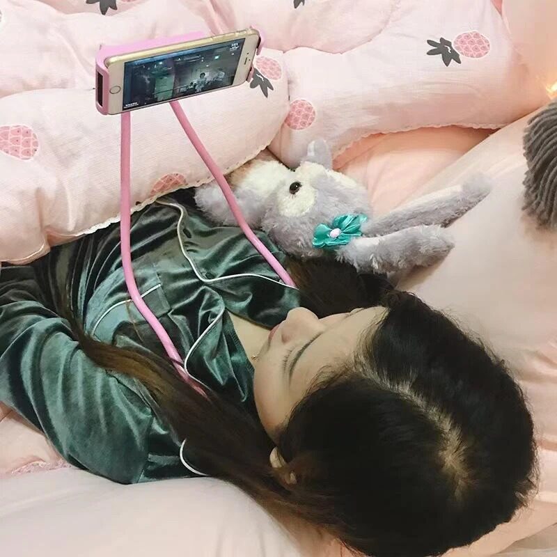 【下单立减50】挂脖懒人支架床头追剧便携可旋转通用手机支架好物