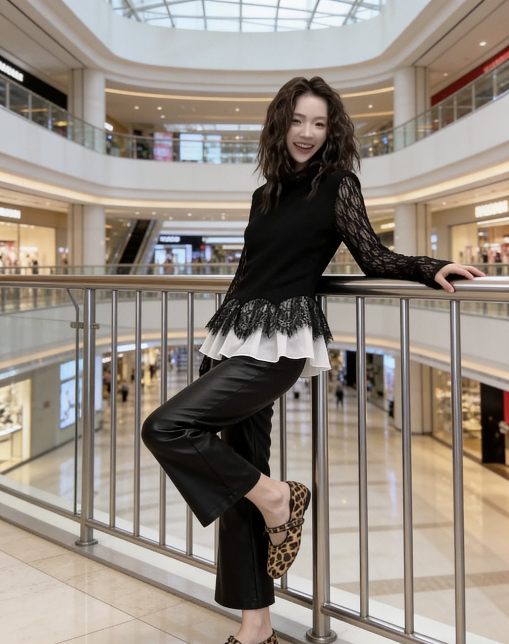 黑色收腰蕾丝长袖假两件衬衫上衣2026春季新款高级感小衫衬衣女装,女装/女士精品,T恤,淘宝优惠券,粉丝福利购,淘宝优惠卷