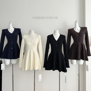 针织衫 2025新款 高级感气质收腰显瘦长袖 复古气质女秋季 法式