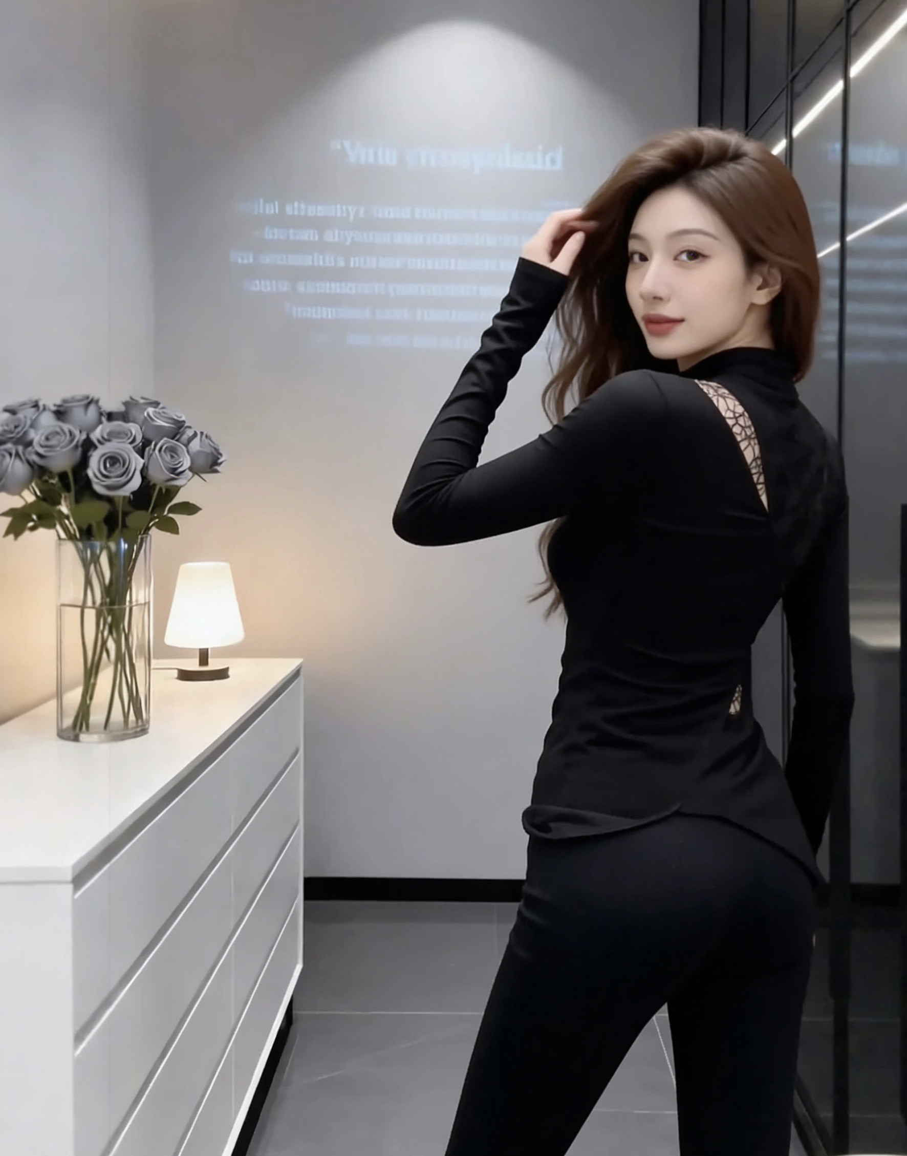 高级感黑色拼接不规则打底衫2026春季新款内搭设计感长袖t恤女装,女装/女士精品,毛针织衫,淘宝优惠券,粉丝福利购,淘宝优惠卷