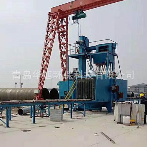 QH6935钢结构钢管输送式喷砂机 金属表面除锈设备