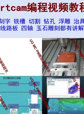 ArtCAM2011中文版雕刻软件编程全套1080P高清视频教程 ArtCAM精品