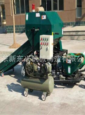 自动断JWN膜饲裹包青机 料秸秆机打包 玉米秸秆包膜贮机