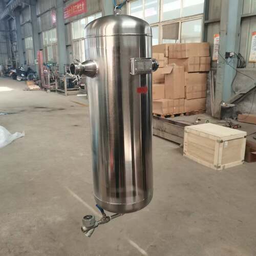 蒸汽气水分离器 挡板式分离过滤器 MDF-80 不锈钢材质
