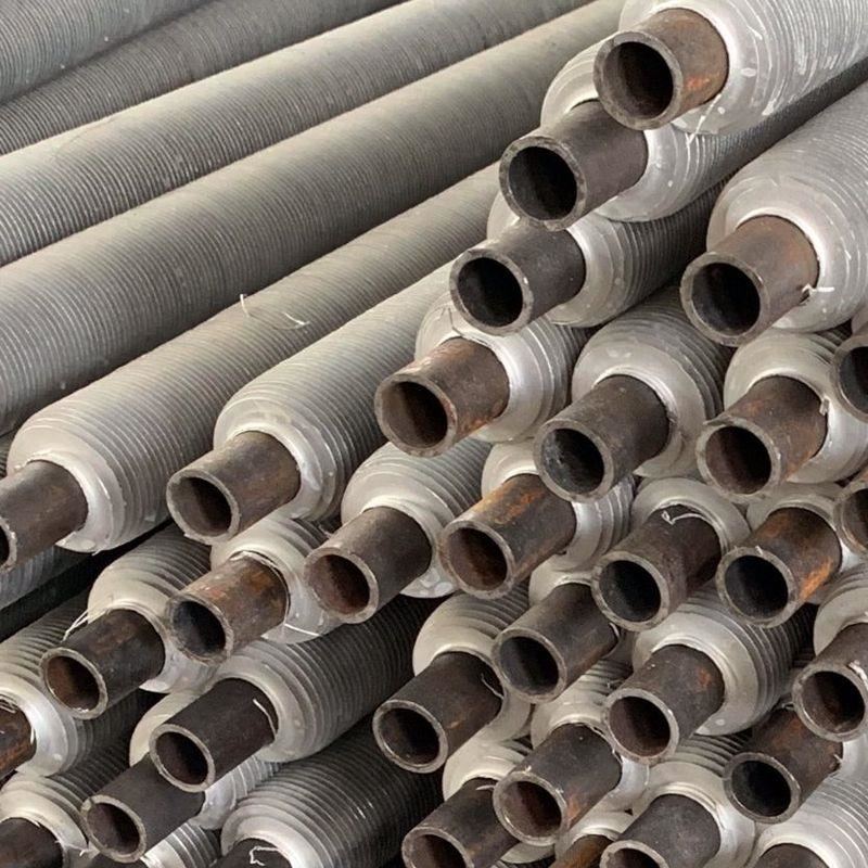 不锈钢蒸汽翅片管散热器片 绕片管铝翅片散热管换热器翘片管批发