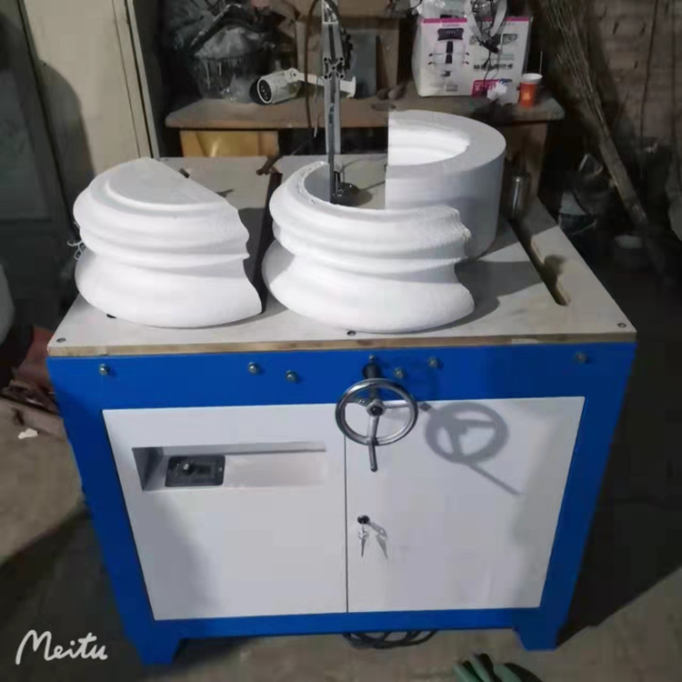 泡沫圆弧切割机 外墙装饰构件加工设备  保温板切割设备厂家图片