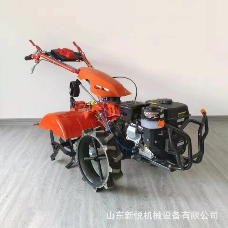 农用大棚果园四驱后旋微耕机 柴油小型松土起垄开沟耕地旋耕机