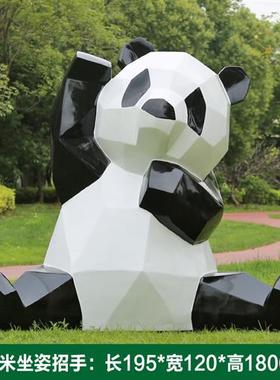 玻璃钢几何雕塑户外动物小品装饰房地产草坪景观园林布置摆件