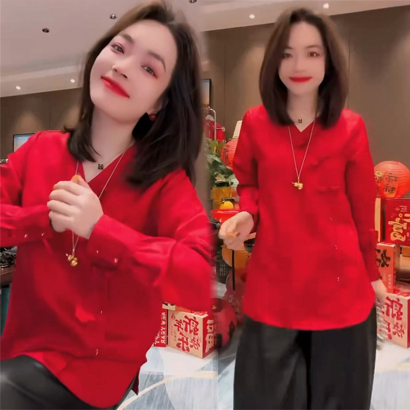 新中式国风衬衫女2026春季打底衫