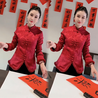 中国风长袖盘扣衬衫批发价