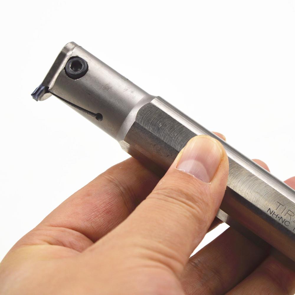 海纳抗震TIR/L20/25-CD22-2mm内径切槽数控车刀杆卡簧槽镗孔切槽