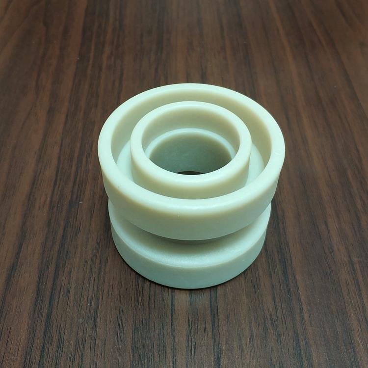 移栽机尼龙托轮尾轮 65厘白色从动轮 装6003轴承惰轮黑色张紧轮