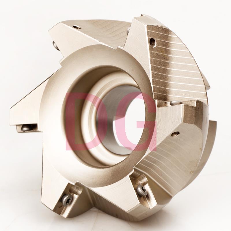 PE75度铣面刀盘 R0.8废角面铣刀盘 400R 125 160 200 250