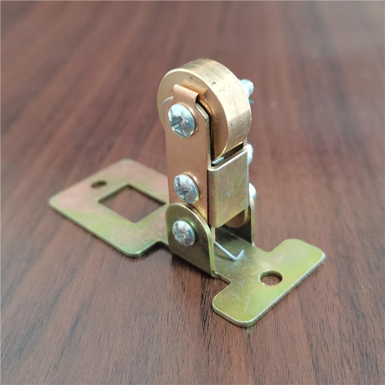 A-03A双向实心导电轮 带铜片集电子 老化线8*20铜轮导电刷