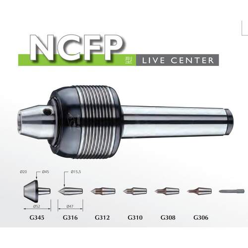 台湾丽勳LI-LHUN重负荷回转顶针NCFP-MT.4/5替换式重型回转顶针