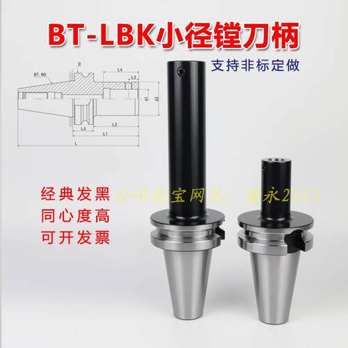 BT50-SECK/LBK1/2/3/4/5/6-11204789535100L可调节双刃粗镗刀柄