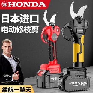 五羊进口电动修枝剪锂电池果树园林园艺充电式剪刀电剪子剪枝神器
