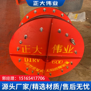 置粉尘L泄爆片阻火器管道隔爆 圆形重复式 无焰泄爆阀除尘防爆装