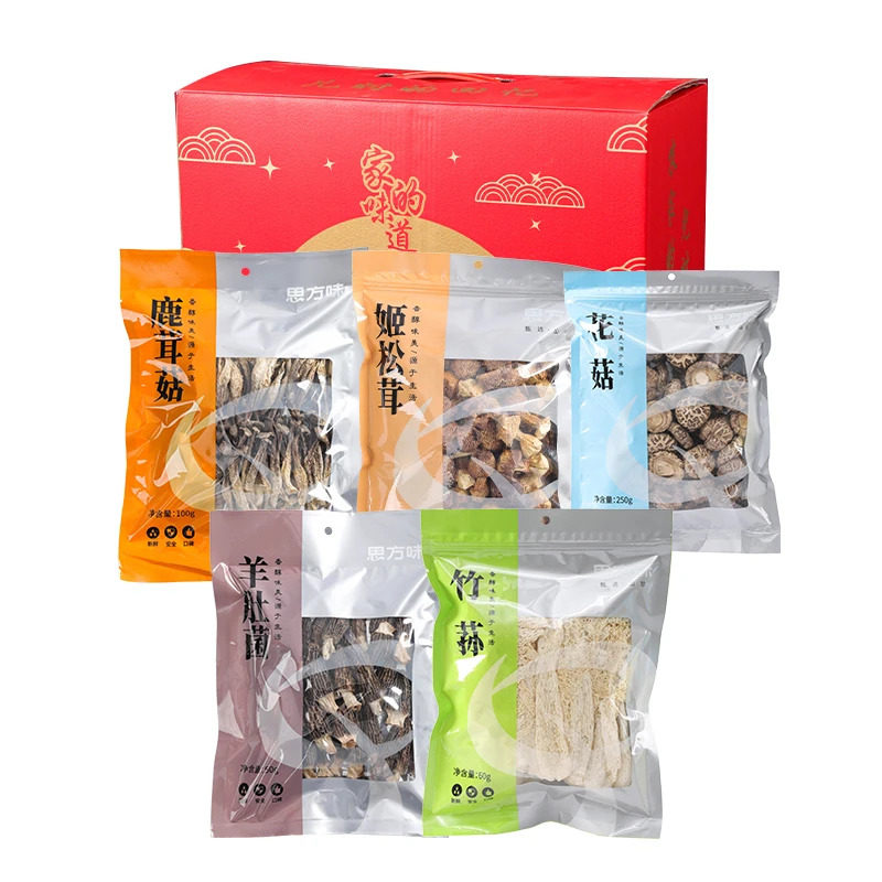 菌菇干货鹿茸菇姬松茸花菇羊肚菌竹荪健康大礼盒礼包无添加精选