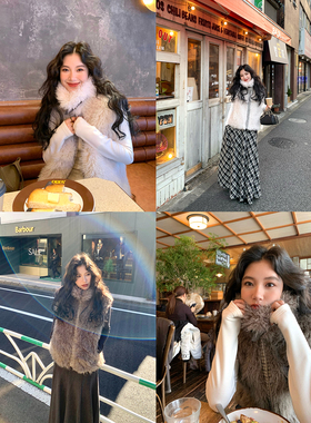【DaqianwithU  01/15 20:00】喜欢先加购 拼接环保皮草马甲