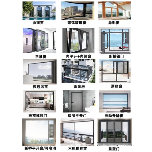 断桥铝合金微通风窗酒店民宿系统门窗封阳台中空隔音平开推拉窗