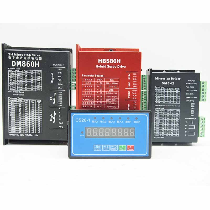 CS20-1可编程单轴步进伺服闭环电机驱动器控制器CL-01A脉冲发生器