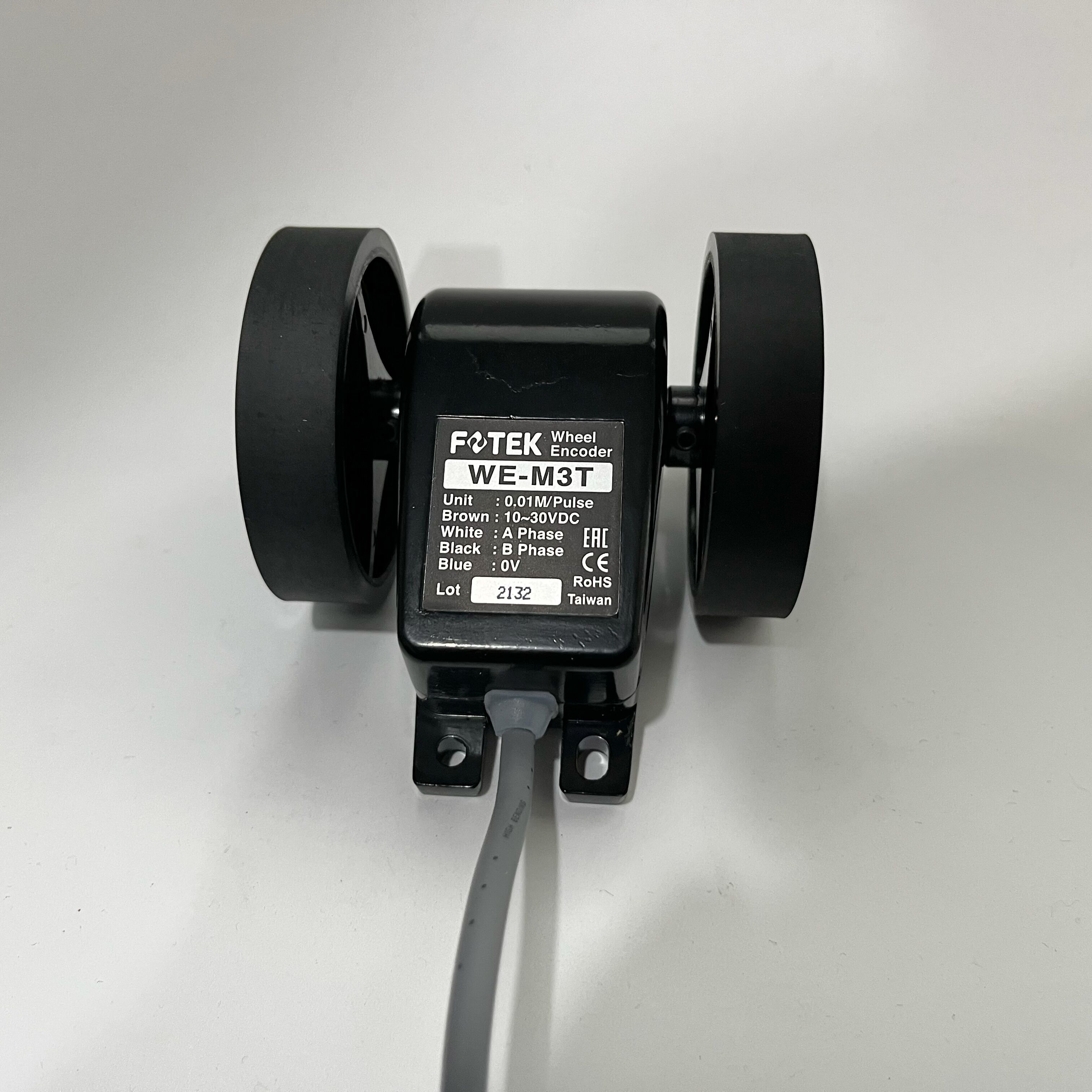 原装阳明FOTEK转轮计米器WE-M4T/3T/2T编码器WE-M1/M2/M3长度发讯