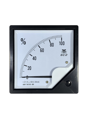 6c2 0-20ma输入模拟电流表10a30a50a75a200a指针频率表百分表毫安
