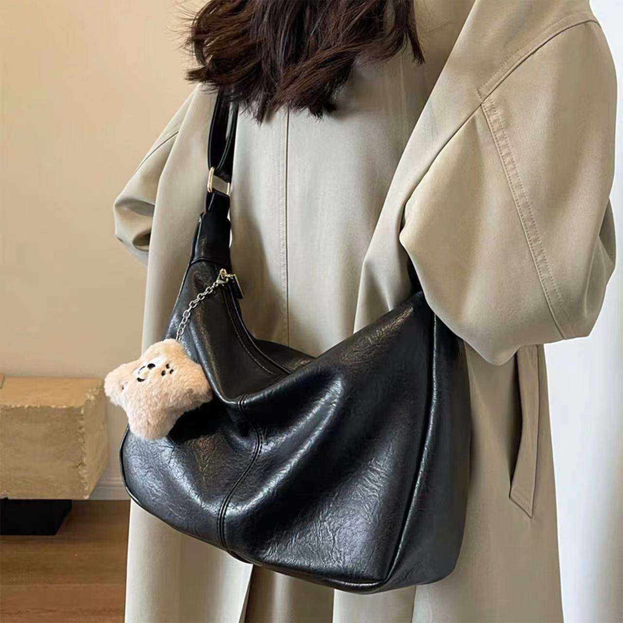 通勤大包包女包2026新款质感软皮