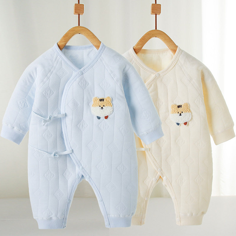 新生婴儿衣服0个3月夹棉宝宝