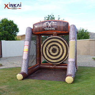 定制充气斧头飞镖盘 大型暖场团建活动道 百发百中射击盘游戏道具