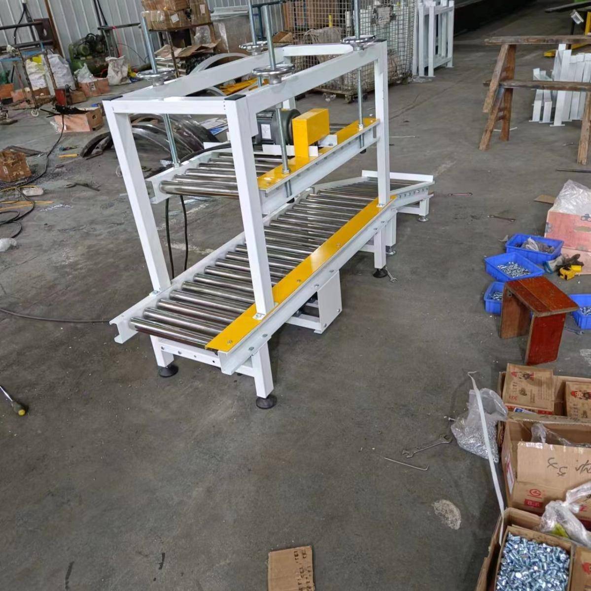 10-25升广口机油桶润滑油桶涂料桶封盖压盖滚筒输送机