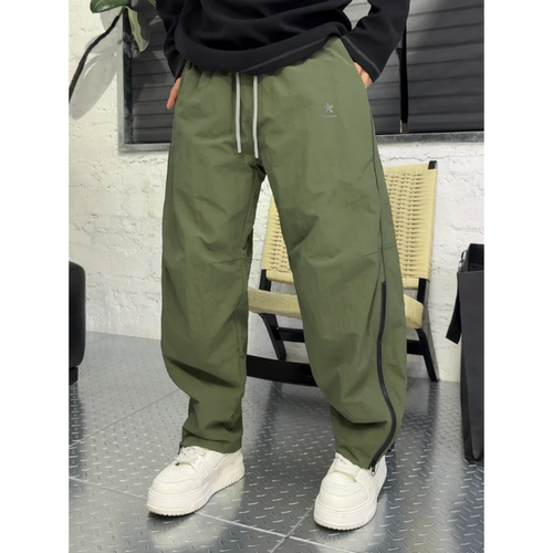 冬季加绒加厚工装休闲裤男