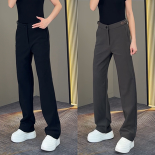 秋季 百搭舒适直筒长裤 新款 商务休闲裤 简约纯色百搭 男士 直播间同款
