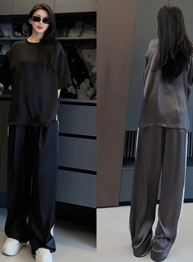 男士简约慵懒休闲松弛感两件套