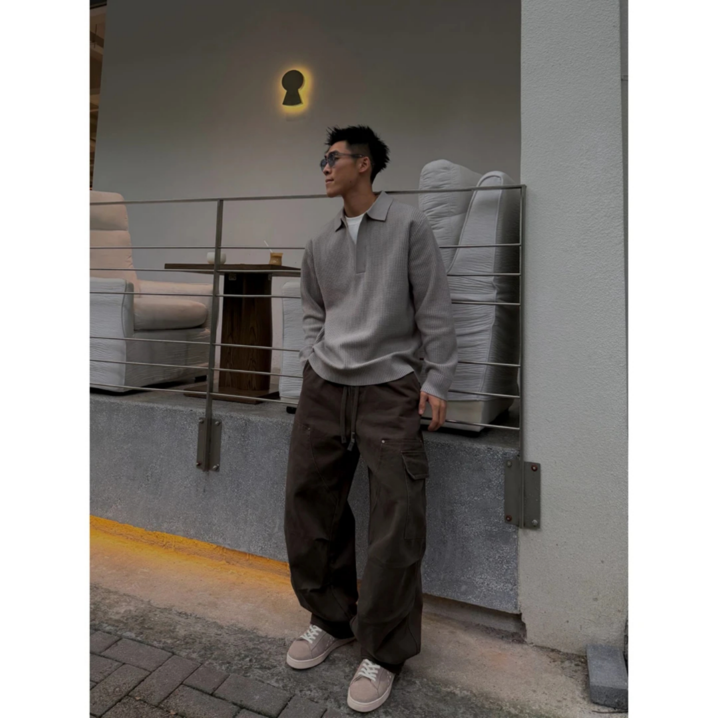 冬季男士重磅美式工装休闲裤