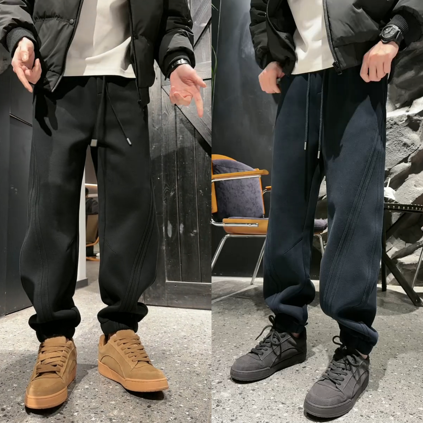 男士百搭休闲裤束脚运动卫裤