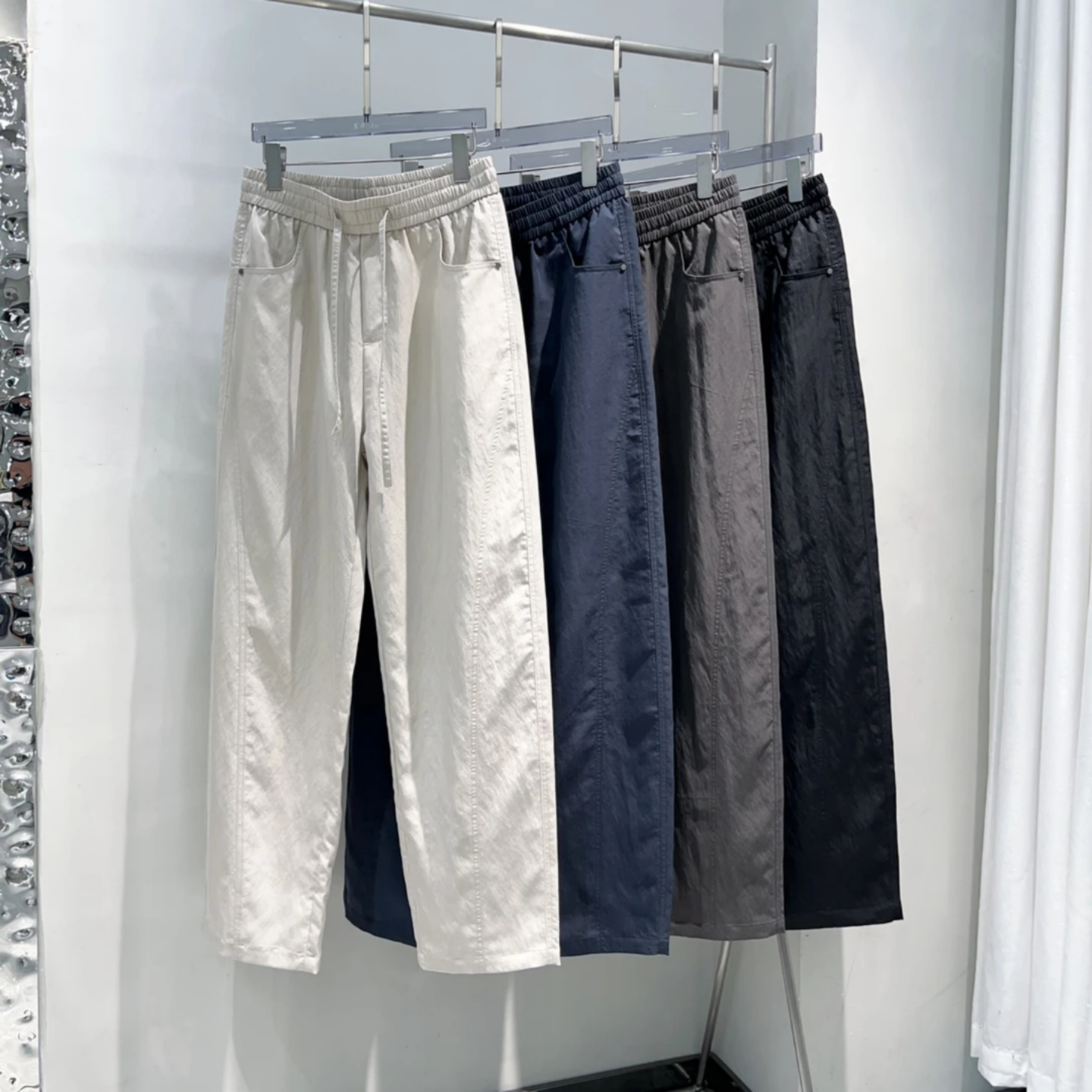 秋季新款男士直筒休闲裤